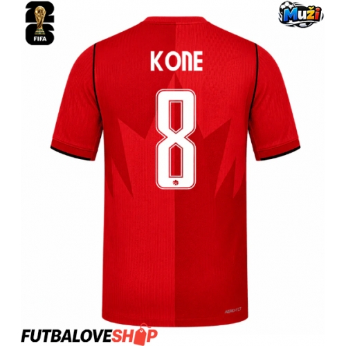 Dres Kanada Ismael Kone #8 Domáci MS 2026 Krátky Rukáv
